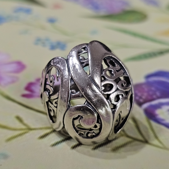 Carolyn Pollack Relios 925 Swirl Dome Ring - Picture 5 of 16
